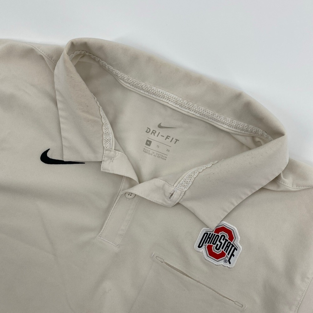 Ohio State On Field Shirt Mens‎ Extra Large White Buckeyes Dri Fit Athleisure XL